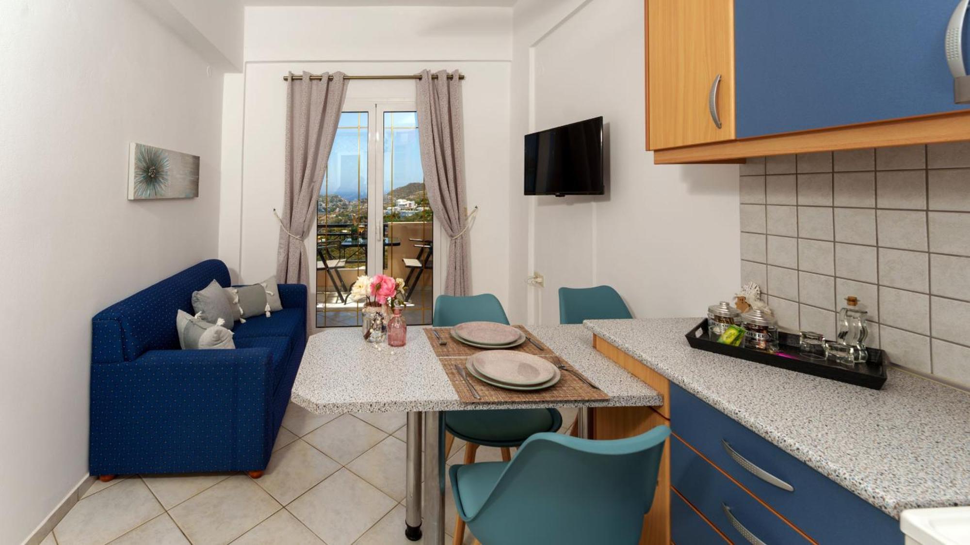 Fnk Apartments With Sea View Agia Pelagia Eksteriør billede