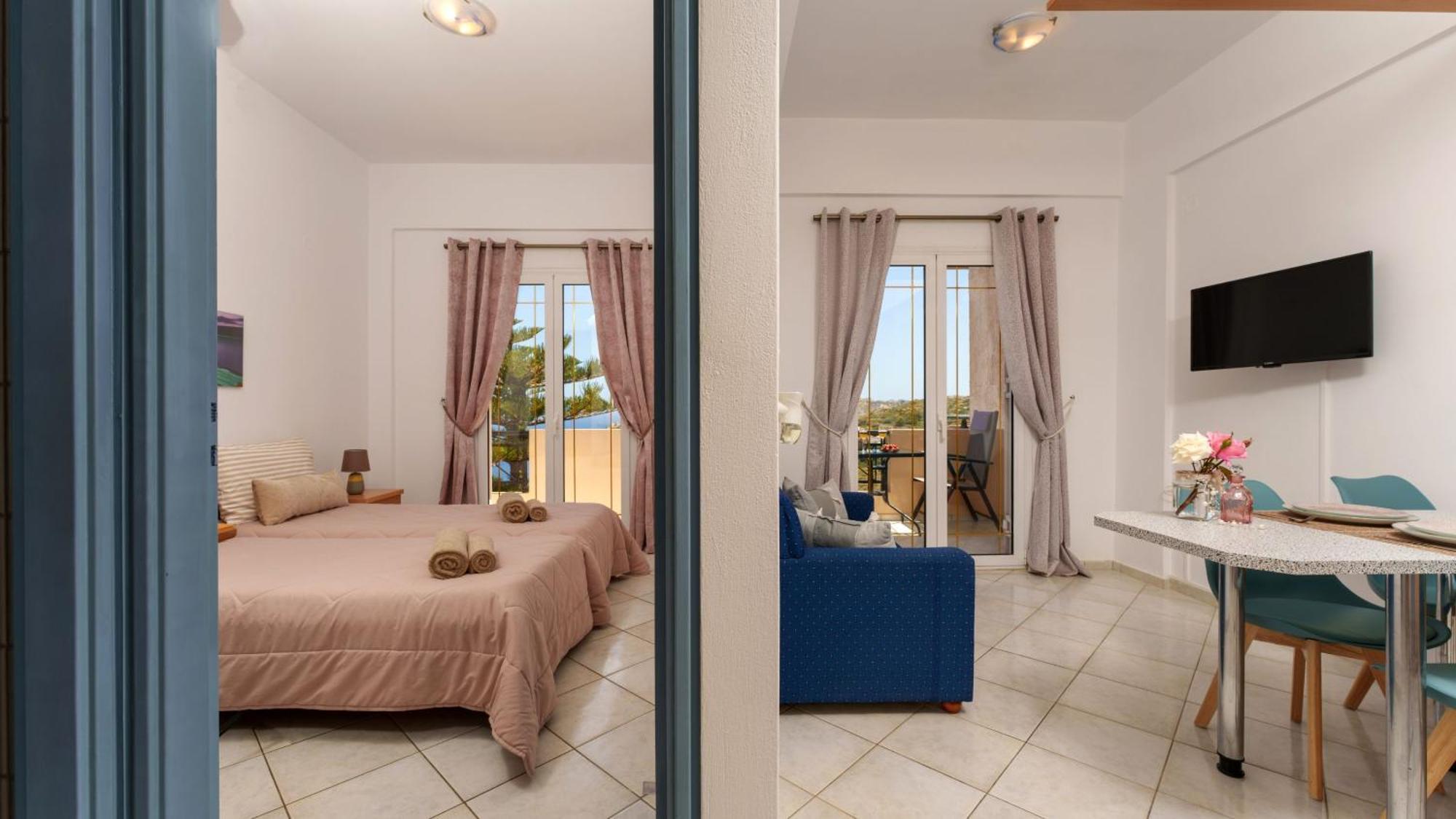 Fnk Apartments With Sea View Agia Pelagia Eksteriør billede