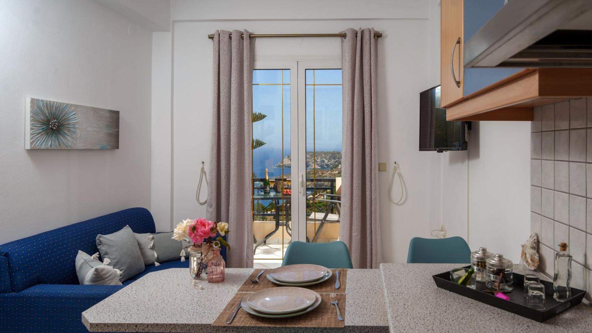 Fnk Apartments With Sea View Agia Pelagia Eksteriør billede
